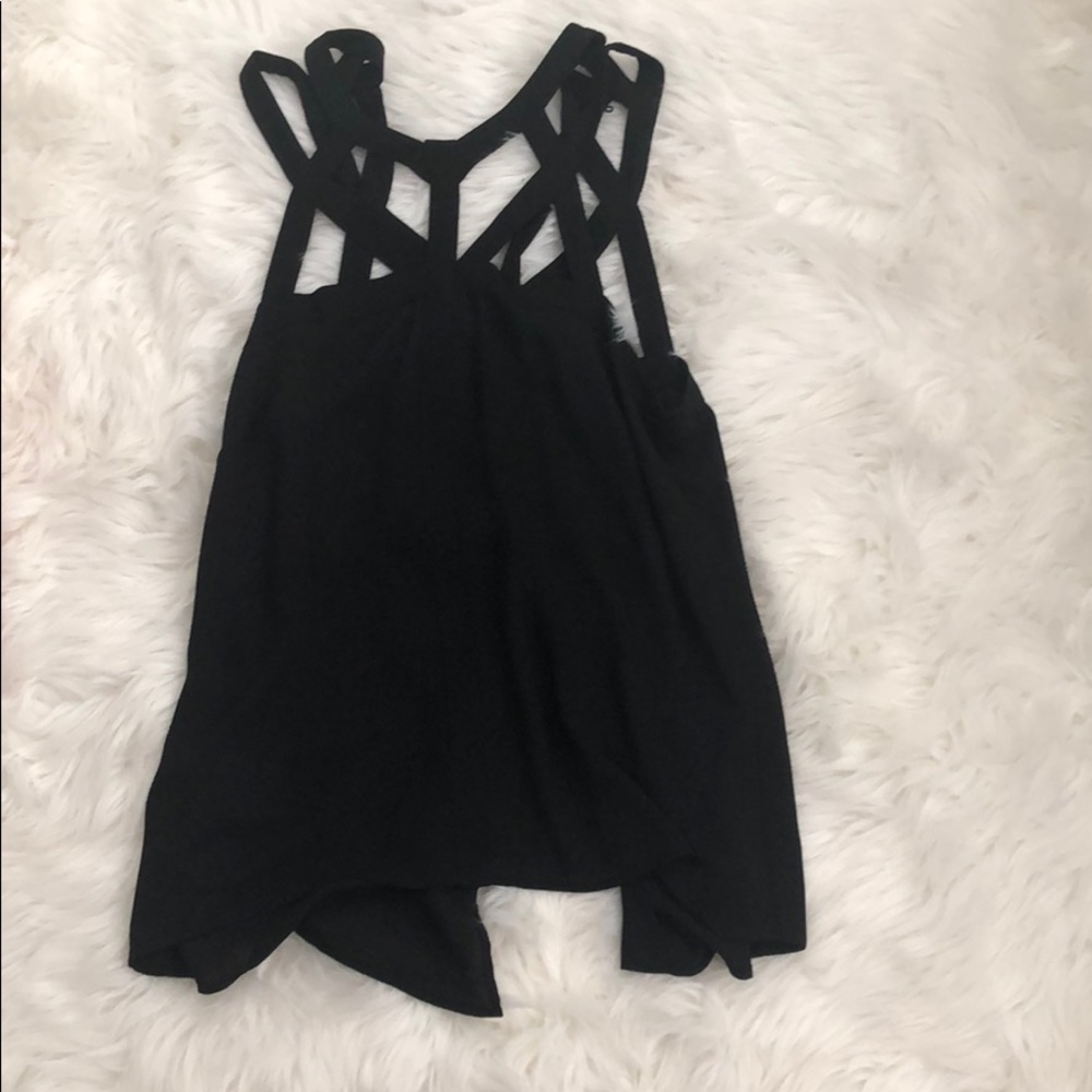 Black BCBG dress top